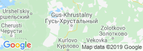 Gus' Khrustal'nyy map